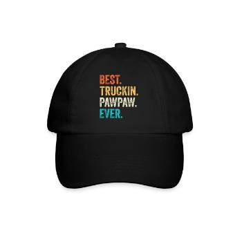 Truck Driver Dad Father Father's Day - Baseball Cap - black/black - Front
