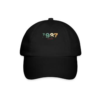 Nature Vintage Gift 1987 - Baseball Cap - black/black - Front