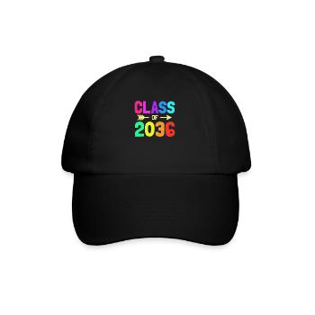 Class of 2036 back to school kindergarten teacher - Baseball Cap - black/black - Front