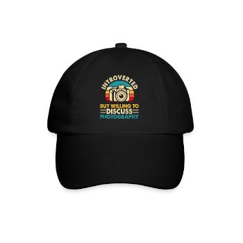 Photographer - Baseball Cap - black/black - Front