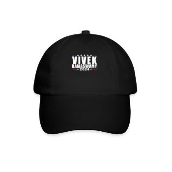 Vivek Ramaswamy 2024 President Vivek 24 Vivek 2024 - Baseball Cap - black/black - Front