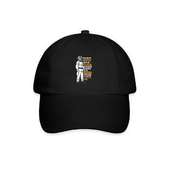 Feuerwehr große Hupen Lange Schläuche - Baseballkappe - Schwarz/Schwarz - Vorne