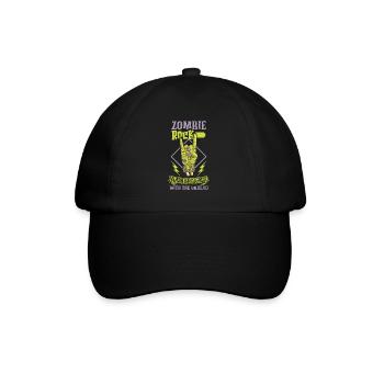 Zombie Rock'n Roll Horror Rock Headbanging Rock - Baseball Cap - black/black - Front