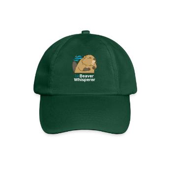 Beaver Whisperer - Baseballkappe - Flaschengrün - Vorne