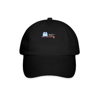 Funny Bird Watcher Birding Watching - Baseball Cap - black/black - Front