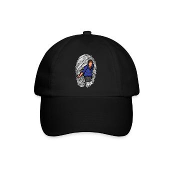 DNA Boule Fingerprint Bouler Boule Boules - Casquette classique - noir/noir - Devant