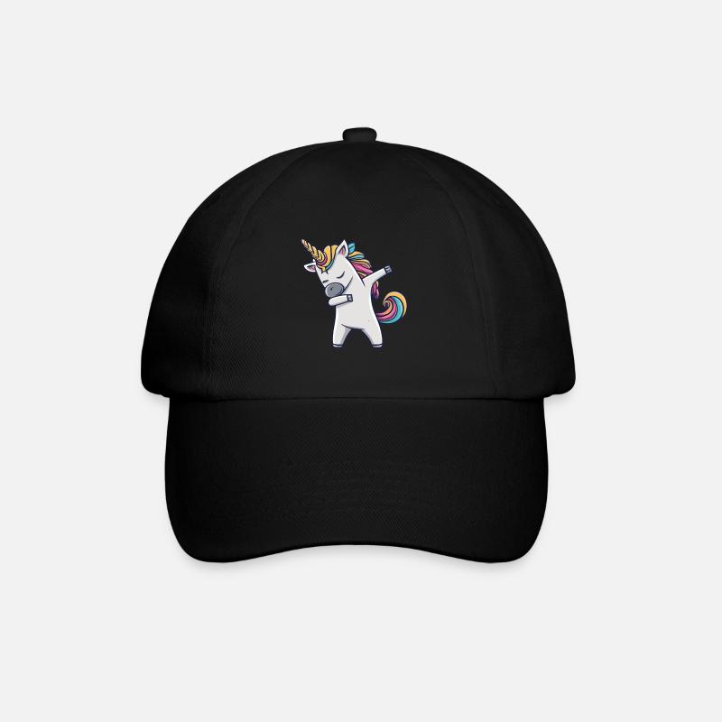Dabbing Licorne Licorne Dab Dabbing Trend Dance - Casquette classique - noir/noir