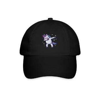 Dabbing Licorne Licorne Dab Dabbing Trend Dance - Casquette classique - noir/noir - Devant