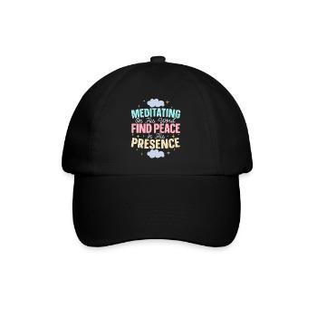 Méditation chrétienne Jésus Yoga Zen Christianisme - Casquette classique - noir/noir - Devant