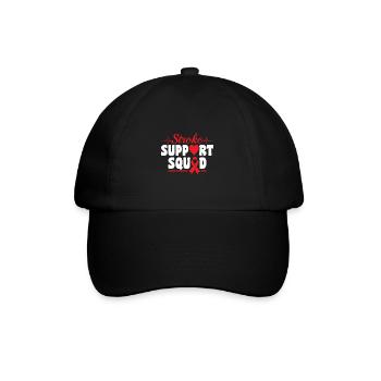 Stroke Support Squad - Stroke Survivor - Baseball Cap - black/black - Front