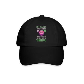 Role Playing Game Video Game Player Gamer Gaming - Baseball Cap - black/black - Front