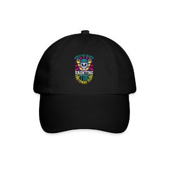 Horror Skateboarder Halloween Skateboard Gift - Baseball Cap - black/black - Front