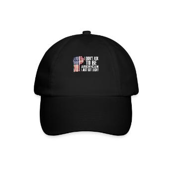 American Pride America US Flag Grown American - Baseball Cap - black/black - Front