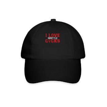 J’adore les volants - Casquette classique - noir/noir - Devant