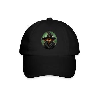 Scarecrow Halloween Cartoon Scary Scarecrow - Baseballkappe - Schwarz/Schwarz - Vorne