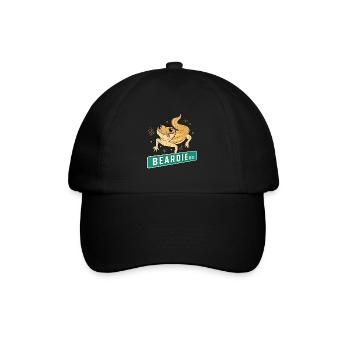 Bearded Dragon Beardie Reptile Owner Lizard Lover - Baseball Cap - black/black - Front