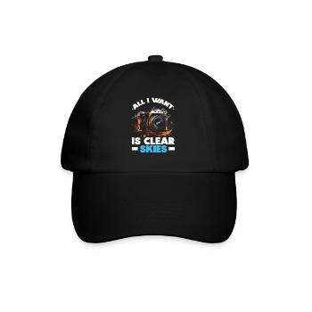 Astrophotography Camera Astronomical Astronomy - Baseball Cap - black/black - Front