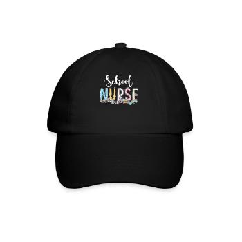 Gift idea for school nurses - Baseball Cap - black/black - Front