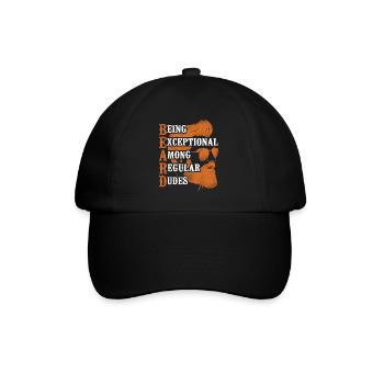 Beard Lover Bearded Man Ginger - Baseball Cap - black/black - Front