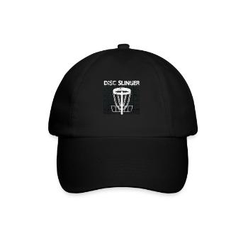 Flying Disc Slinger Frisbee Player Disc Golfing - Casquette classique - noir/noir - Devant
