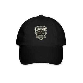 Vintage Legends Born in 1965 - Baseballkappe - Schwarz/Schwarz - Vorne
