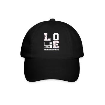 Dear Human Resources Valentine's Day - Baseball Cap - black/black - Front