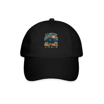 Es ist eine weitere halbe Meile oder so Bergwander - Baseballkappe - Schwarz/Schwarz - Vorne