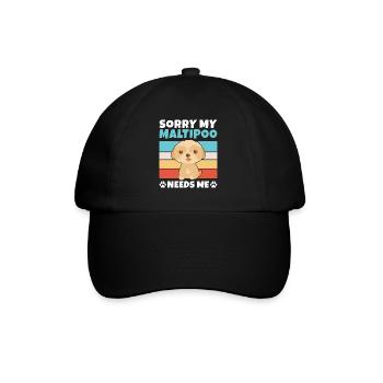 Maltipoo Gifts - Baseball Cap - black/black - Front