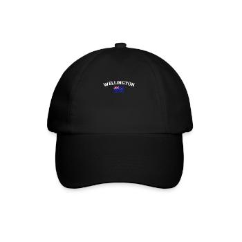 Wellington Vintage drapeau néo-zélandais - Casquette classique - noir/noir - Devant