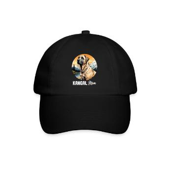 Hund Kangal - Baseballkappe - Schwarz/Schwarz - Vorne
