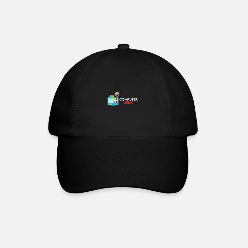 Computer-Mediziner IT-Helpdesk - Baseballkappe - Schwarz/Schwarz