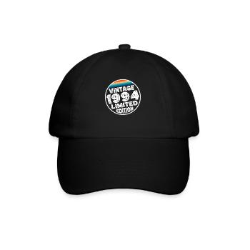 Vintage 1994 Birthday Gift Birthday Party - Baseball Cap - black/black - Front