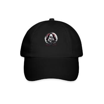 Cello player, cellist-musician, collo music - Baseball Cap - black/black - Front