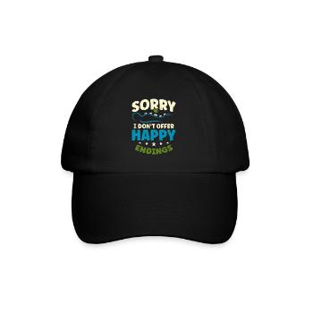 Massothérapeute Désolé de ne pas offrir de physiothérapie heureuse - Casquette classique - noir/noir - Devant