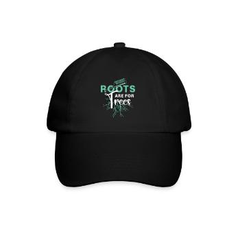 Hairstylist Roots Are For Trees Hairdresser Salon - Baseball Cap - black/black - Front