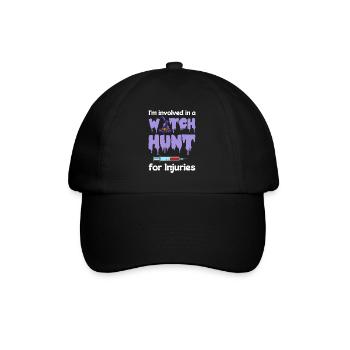 Halloween Nurse Pumpkin - Baseball Cap - black/black - Front