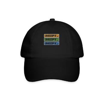 Landscaper DR Gardening Landscaping Lawn Mowing - Baseball Cap - black/black - Front