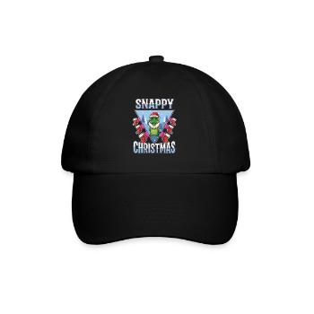 Snappy christmas - Baseball Cap - black/black - Front