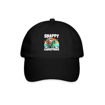 Snappy christmas - Baseball Cap - black/black - Front