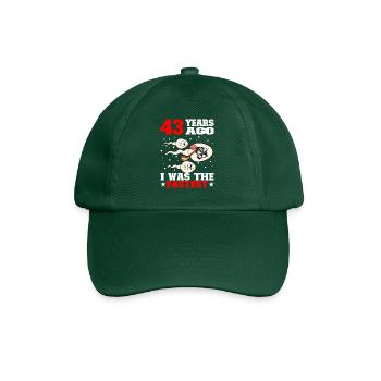 Citation d’anniversaire drôle 43 ans - Casquette classique - vert bouteille - Devant