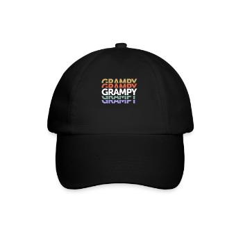 Grampy Legendary Love Grandpa Father's Day - Baseball Cap - black/black - Front