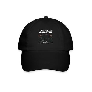 Dugong This Is My Manatee Costume Sea Creatures - Baseball Cap - black/black - Front