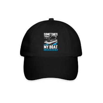 Bateau Ponton Bateau Capitaine de Bateau - Casquette classique - noir/noir - Devant