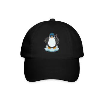 Canne à pêche Penguin Angler Canne à pêche - Casquette classique - noir/noir - Devant