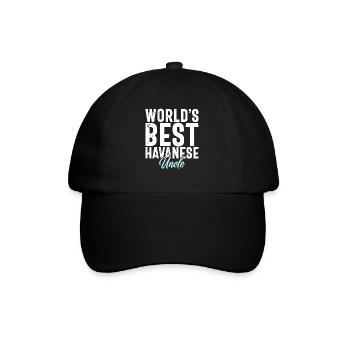 Gifts for Havanese Dog Lovers - Baseballkappe - Schwarz/Schwarz - Vorne