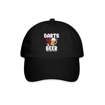 Darts - Baseballkappe - Schwarz/Schwarz - Vorne