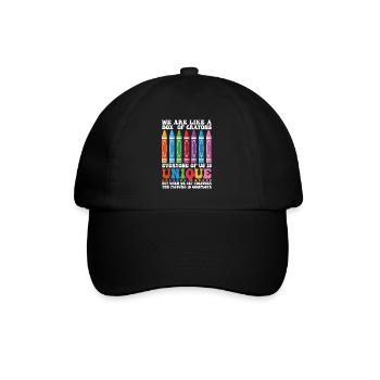 We're like a box of crayons Funnier - Baseball Cap - black/black - Front