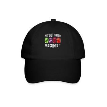 Il suffit de fermer votre couvercle et de le mettre en conserve - Casquette classique - noir/noir - Devant