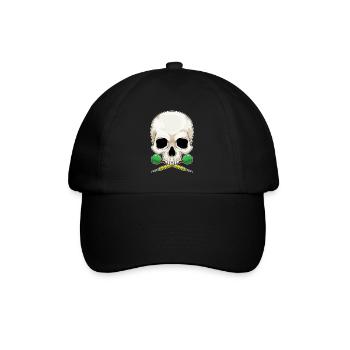 Fléchette tête de mort - Casquette classique - noir/noir - Devant