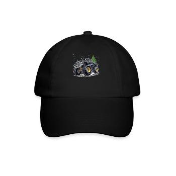 Liebe Monster Truck Cool Monster Truck Xmas Design - Baseballkappe - Schwarz/Schwarz - Vorne